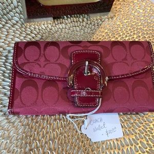 Coach wallet